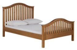 Collection Newbridge Double Bed Frame - Oak Stain.